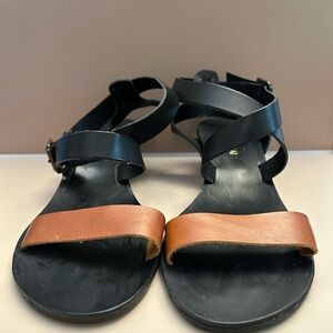 Stylish Black and Brown Women's Sandals